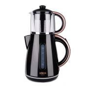 Stilevs Çays Cm-16 Çay Makinesi-Siyah&Bakır