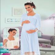 Limissi 1041 Gecelik Beray Model - Mavi / M