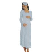 Limissi 1043 Gecelik İnci Model - Mavi / XL