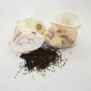 Natura Ekobebe Kanola Tohumlu Patik - Kahverengi Baykuş