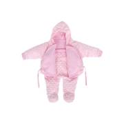 Sevi Bebe Ayaklı Kundak Battaniye - Pembe