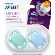 Philips Avent Renkli Ultra Air Emzik 2`li 6-18 Ay Erkek - SCF244/22