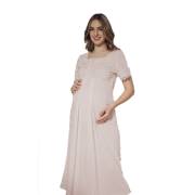 Limissi 1091 Gecelik Takımı Pudra - M