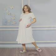 Limissi 1091 Gecelik Takımı Ekru - S