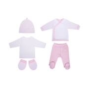 Sevi Bebe Prematüre 5li Zıbın Seti - Pembe