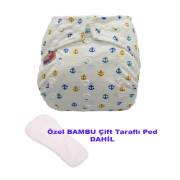 Natura BabyNeo YıkanabilirTek Beden Bebek Bezi- Gemici