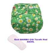 Natura BabyNeo YıkanabilirTek Beden Bebek Bezi- Papatya