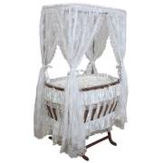 Bebetti 510 Hacegan Tekstil+Beşik Seti Ceviz