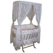 Bebetti 530 Hacegan Tekstil+Beşik Seti Doğal