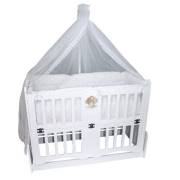 Bebetti 660 Safir Tekstil+Beşik 660 Seti Beyaz