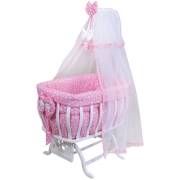 Bebetti 395P Fiyonklu Tekstil+Beşik Seti Pembe