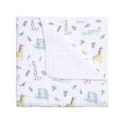 Funna Baby 9688 Safari Tek Battaniye (4 Kat) - 120x120cn