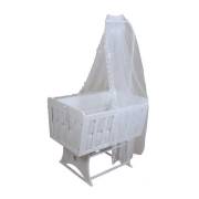 Bebetti 120 Beyzade Tekstil+Beşik Seti Beyaz