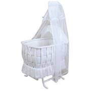 Bebetti 200 Otantik Beşik+Tekstil Seti Beyaz