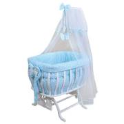 Bebetti 395M Fiyonklu Tekstil+Beşik Seti Mavi