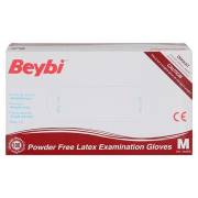Beybi Pudrasız Lateks Muayene Eldiveni Medium (M) 100 Adet