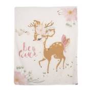 Sevi Bebe Pano Baskılı Muslin Battaniye (120x120 cm) - Geyik