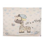 Sevi Bebe Pano Baskılı Muslin Battaniye (120x120 cm) - Zürafa