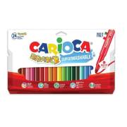 Carioca 42767 Bravo Süper Yıkanabilir Kalın Uçlu Keçeli 24