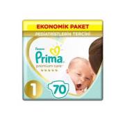 Prima Bebek Bezi Premium Care Yenidoğan Jumbo Paket  1 Beden 70 Adet