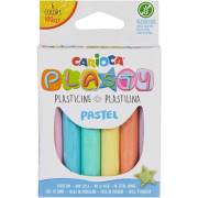 Carioca Plasty Kurumayan Oyun Hamuru - 6 Pastel Renk 100 gr