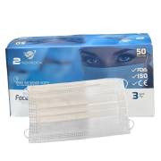 Two Tech Medical Burun Telli 3 Katlı 90gr Meltblown Filtreli Yetişkin Maske 50