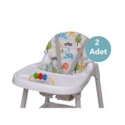 Lava Baby Mama Sandalyesi Minderi - Sevimli Hayvanlar-2 Adet