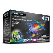 Laser Pegs-Rastplay-Mps400B 4 İn 1 Helikopter-Lego
