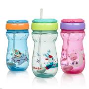 Bebedor Akıllı Pipetli Bardak 360 ml +9 Ay-Yeşil