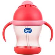 Wee Baby 170 Kulplu Pipetli Bardak 200 ml - Pembe