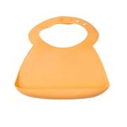 Wee Baby 927 Prime Silikon Mama Önlüğü Turuncu