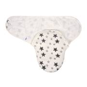 Sevi Bebe Organik Müslin Bebek Kundak - Yeni Gri Yıldız