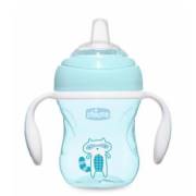 Chicco Yumuşak Uçlu Geçiş Bardağı 4 Ay+ 200 ml - Erkek
