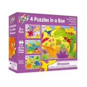 Galt 4 Yapboz 1 Arada +3Yaş- Dinozorlar