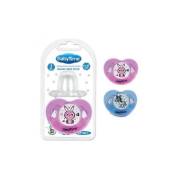 BabyTime BT140-1 Silikon Damaklı Akide Gövdeli Emzik No:1 - Pembe