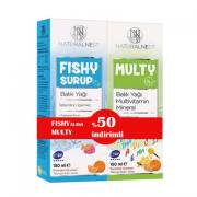 Naturalnest Multy Fish Oil 150 ml + Fishy Şurup Fish Oil 150 ml