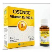 Osende Vitamin D3 400 IU Sprey 20 ml