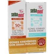 Sebamed Sun Care Spf 50+ 75 ml + Güneş Sonrası Bakım Kremi 100 ml Çok Yönlü Güneş Kremi