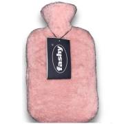 Fashy Pembe Peluş Kılıflı Sıcak Su Torbası Termofor - 2L