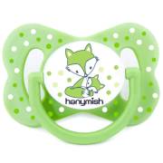Hanymish Happy Silikon Damaklı Emzik No:1-Yeşil