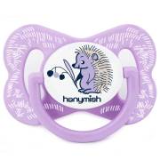 Hanymish Happy Silikon Damaklı Emzik No:2-Mor