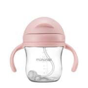Mininor Tritan Akıllı Alıştırma Bardağı 220 ml - Rose