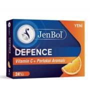 Jenbol Defence Vitamin C + Portakal Aromalı Pastil Ferahlatıcı Pastil 24