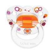 Wee 837 Silikon Şeffaf Desenli Emzik 6-18Ay No:2