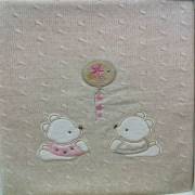 Bebessi Örme Ayılı Battaniye 85*85 cm