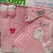 Bebessi Fermuarlı Kadife Battaniye Seti