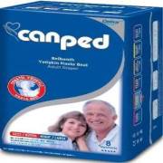 Canped Belbantlı Büyük Boy Gece Hasta Bezi 7