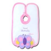 Baby Jem Yakalı Nakışlı Önlük - Pembe