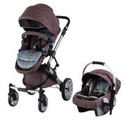 Prego 2070 Laon Travel Sistem Bebek Arabası - Kahve