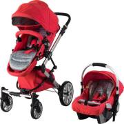 Prego 2070 Laon Travel Sistem Bebek Arabası - Kırmızı